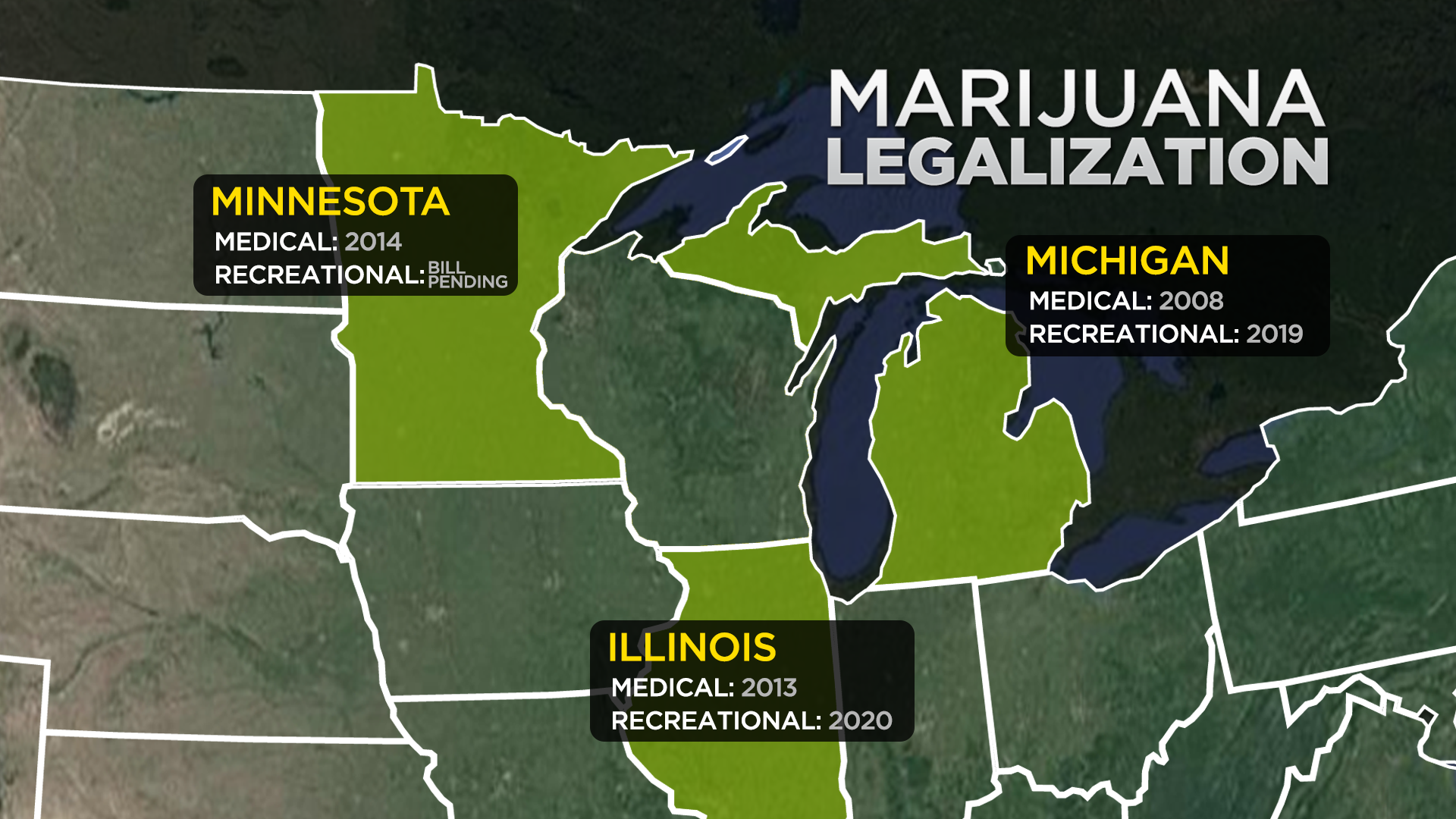 Report Revealing $36M In Tax Revenue Given To Illinois By Wisconsinites Sparks Renewed Demands For Marijuana Legalization